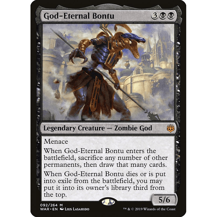 God-Eternal Bontu | Inglés | NM | WAR 1