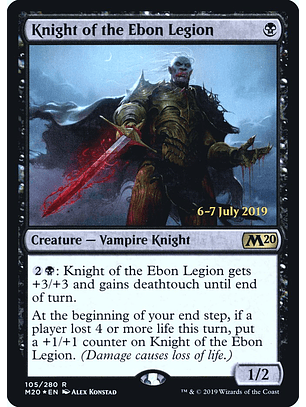 Knight of the Ebon Legion (Launch foil) | Inglés | NM | PM20