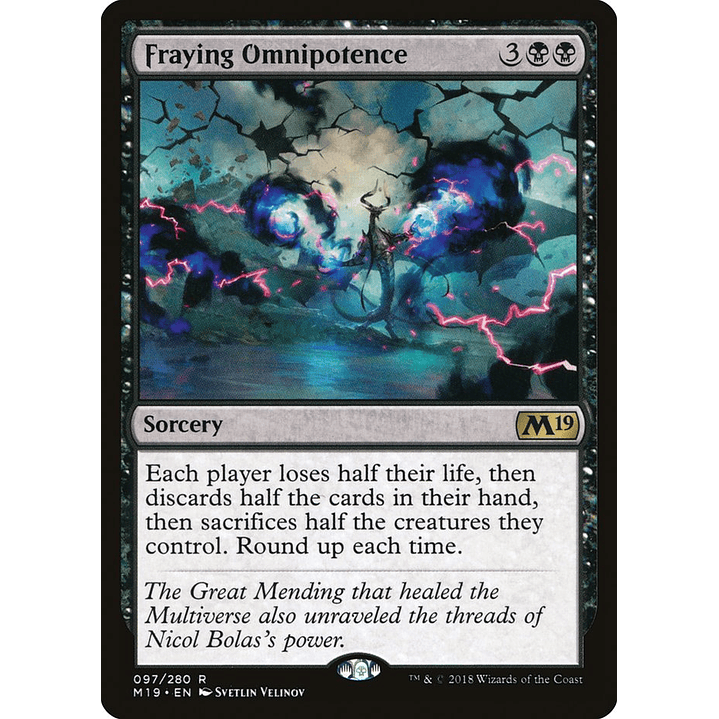 Fraying Omnipotence | Inglés | NM | M19 1
