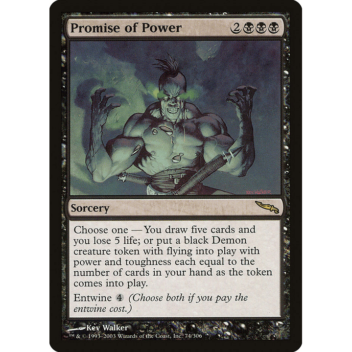 Promise of Power | Inglés | NM | MRD 1