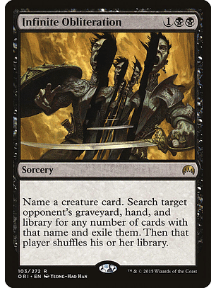 Infinite Obliteration | Inglés | NM | ORI