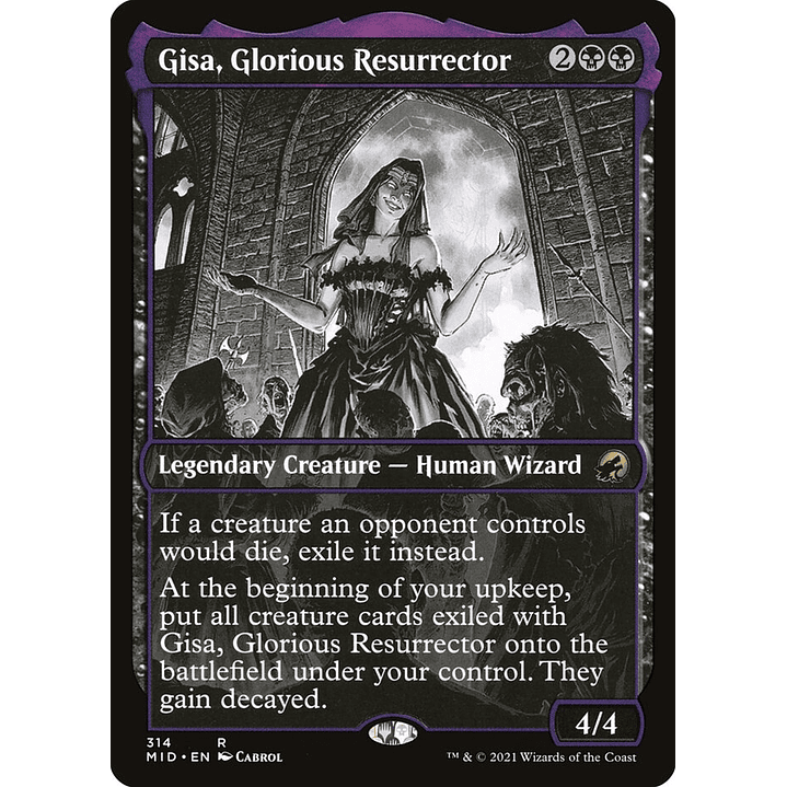 Gisa, Glorious Resurrector (Showcase) | Inglés | NM | MID 1