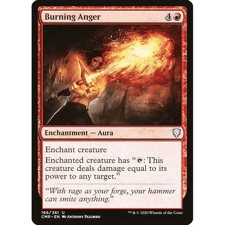 Burning Anger | Inglés | NM | CMR 1