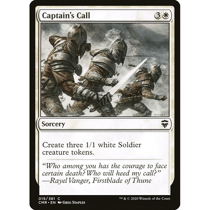 Captain's Call | Inglés | NM | CMR 1