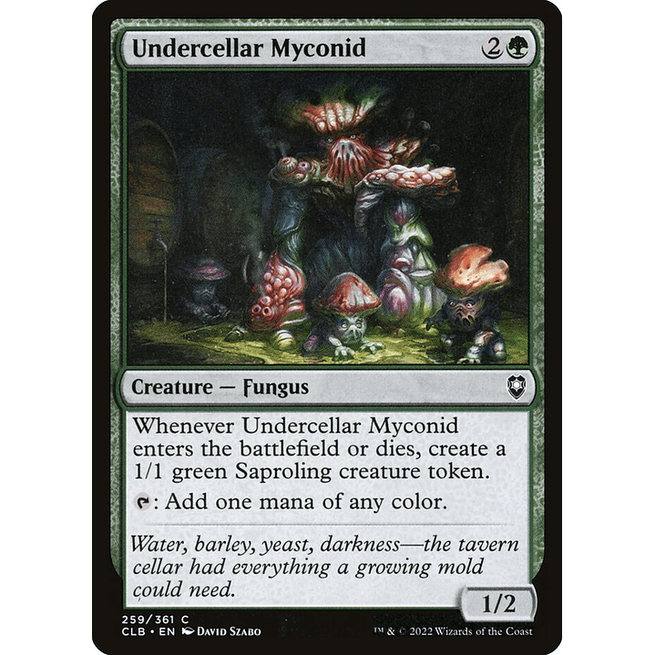 Undercellar Myconid | Inglés | NM | CLB 1