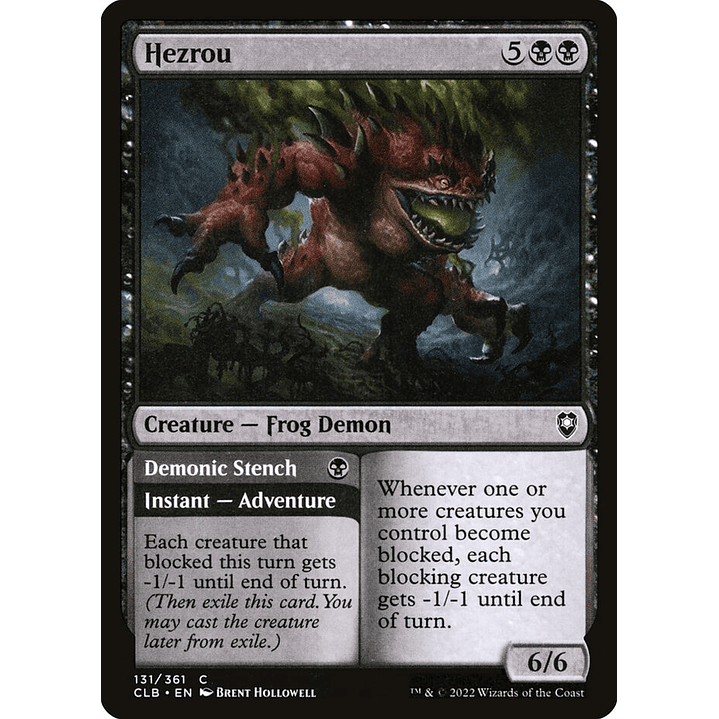 Hezrou // Demonic Stench | Inglés | NM | CLB 1