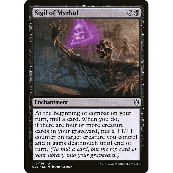 Sigil of Myrkul | Inglés | NM | CLB 1