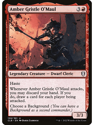 Amber Gristle O'Maul | Inglés | NM | CLB