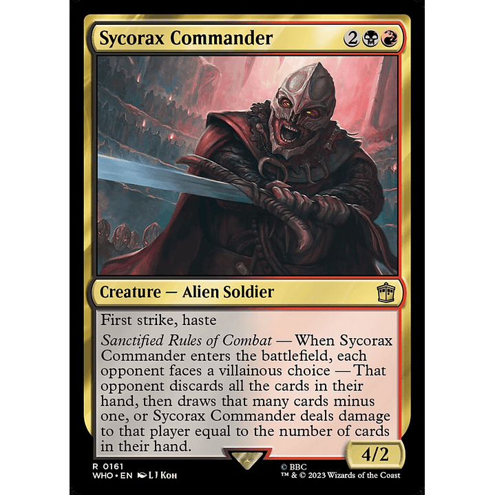 Sycorax Commander | Inglés | NM | WHO 1