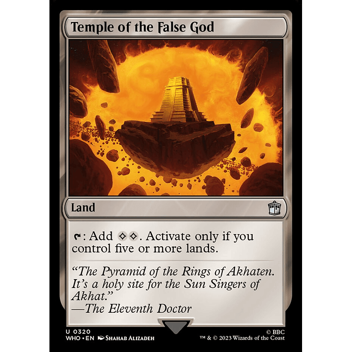 Temple of the False God | Inglés | NM | WHO 1