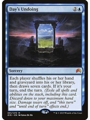 Day's Undoing | Español | NM | ORI