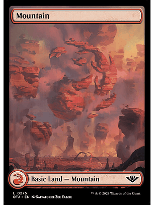 Mountain (foil) | Español | NM | OTJ