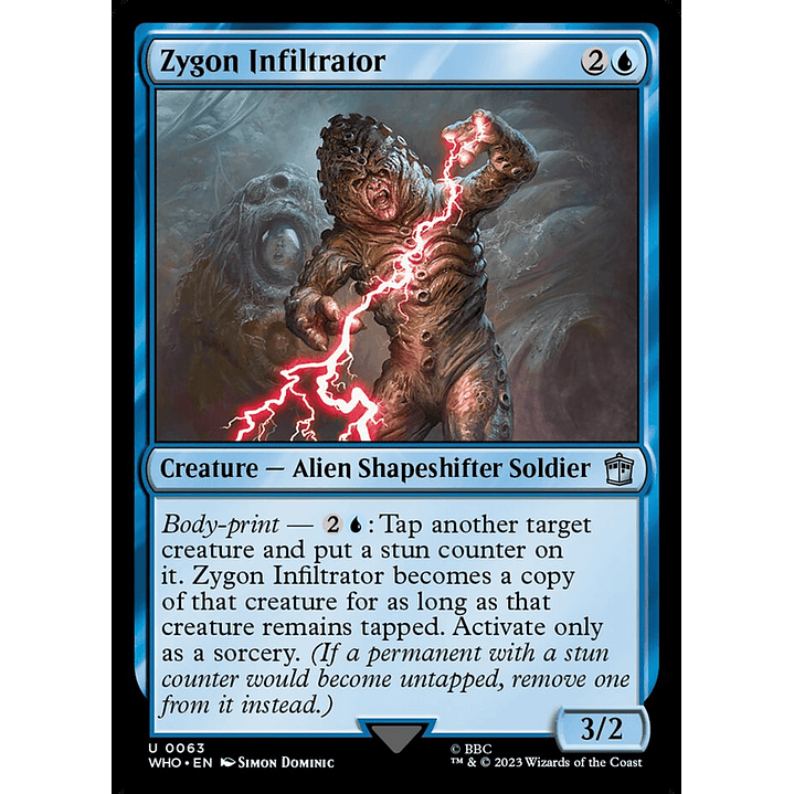 Zygon Infiltrator | Inglés | NM | WHO 1