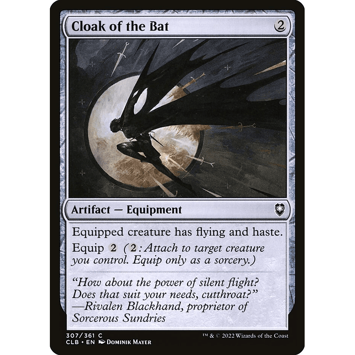 Cloak of the Bat | Inglés | NM | CLB 1