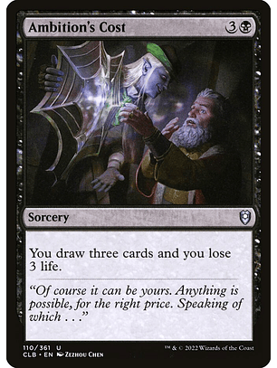 Ambition's Cost | Inglés | NM | CLB