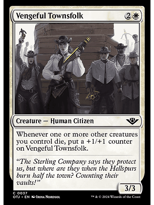 Vengeful Townsfolk | Inglés | NM | OTJ