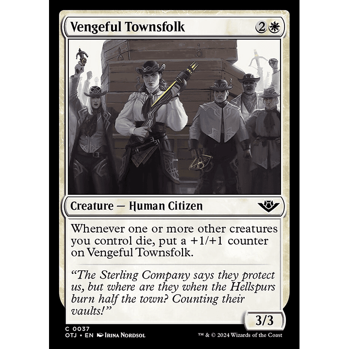 Vengeful Townsfolk | Inglés | NM | OTJ 1