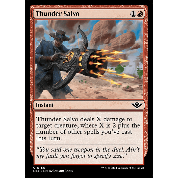 Thunder Salvo | Inglés | NM | OTJ 1