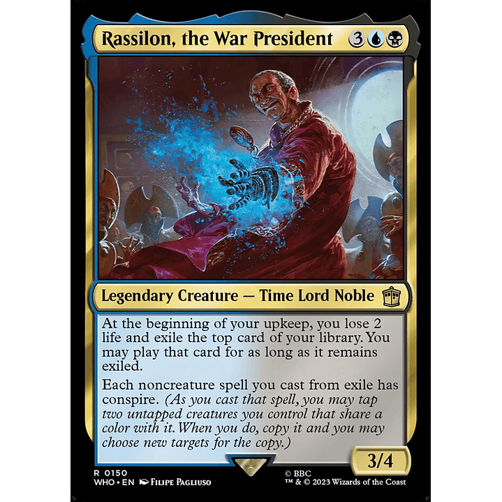 Rassilon, the War President | Inglés | NM | WHO 1