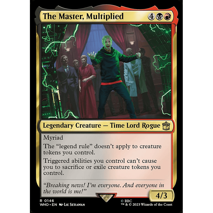 The Master, Multiplied | Inglés | NM | WHO 1
