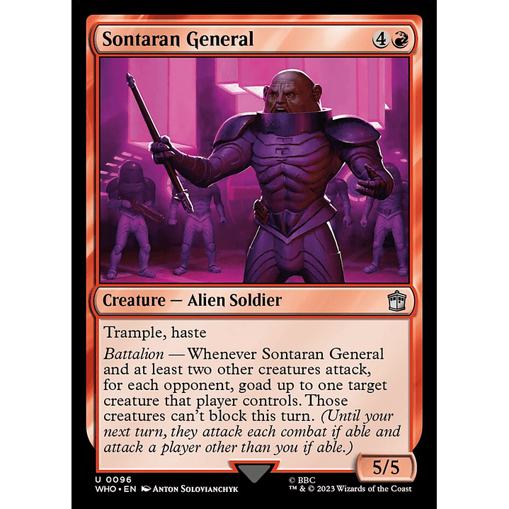 Sontaran General | Inglés | NM | WHO 1