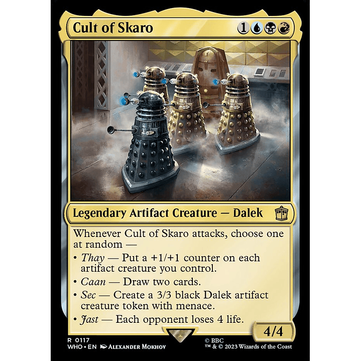 Cult of Skaro | Inglés | NM | WHO 1