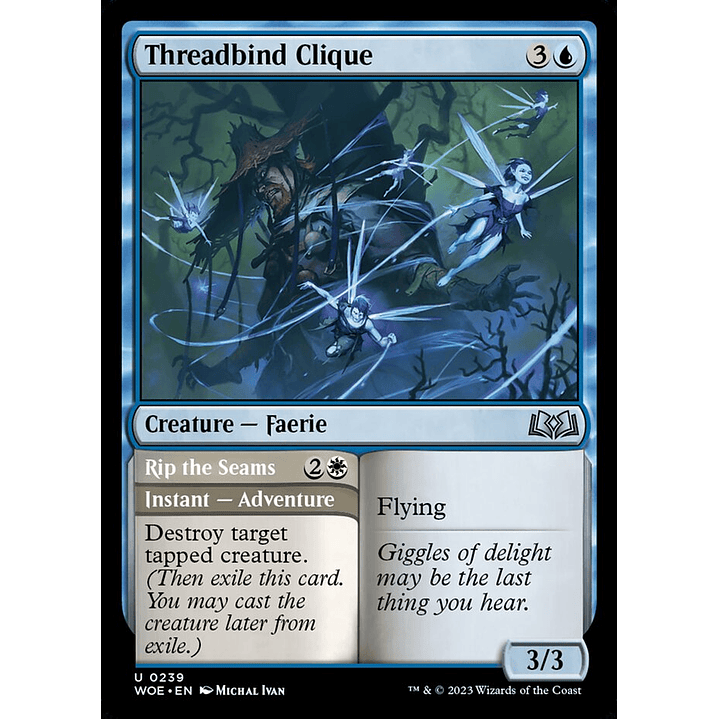 Threadbind Clique // Rip the Seams | Español | NM | WOE 1