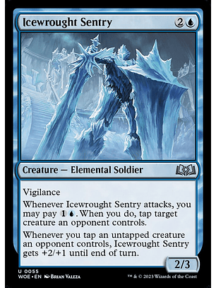 Icewrought Sentry | Español | NM | WOE