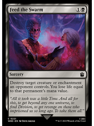 Feed the Swarm | Inglés | NM | WHO