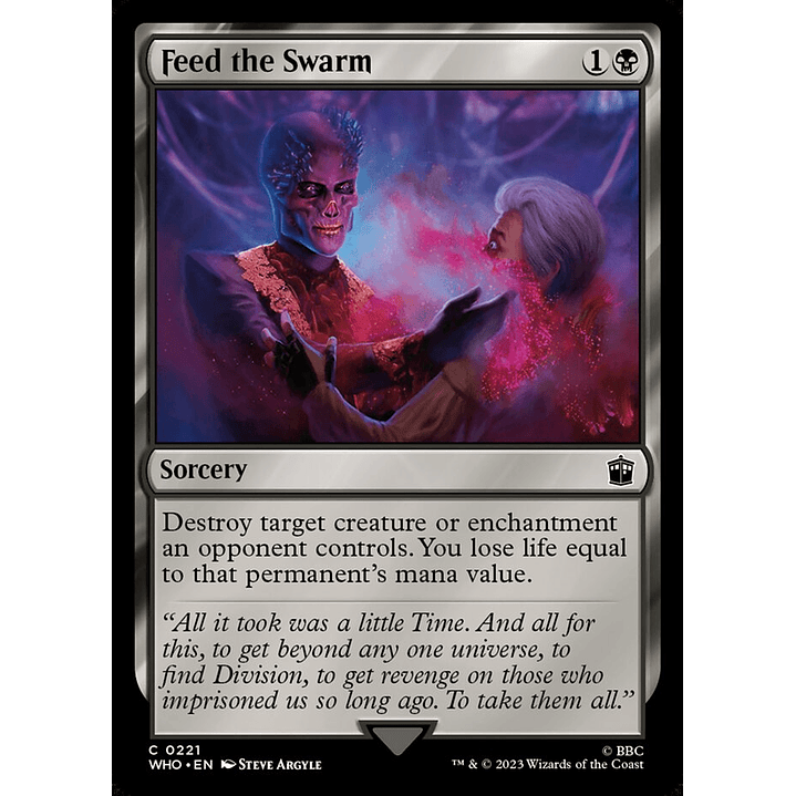 Feed the Swarm | Inglés | NM | WHO 1