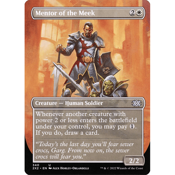 Mentor of the Meek (Borderless foil) | Inglés | NM | 2X2 1