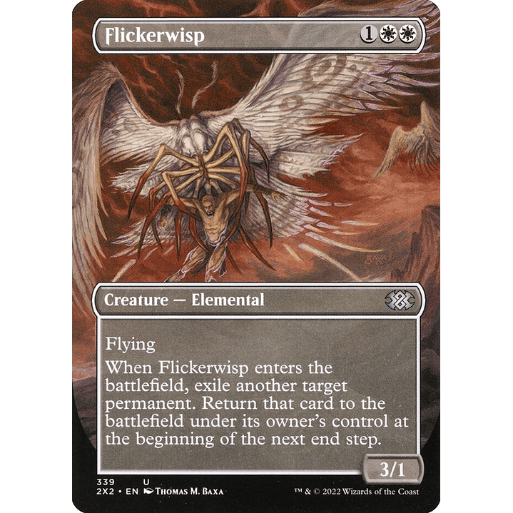 Flickerwisp (Borderless foil) | Inglés | NM | 2X2 1