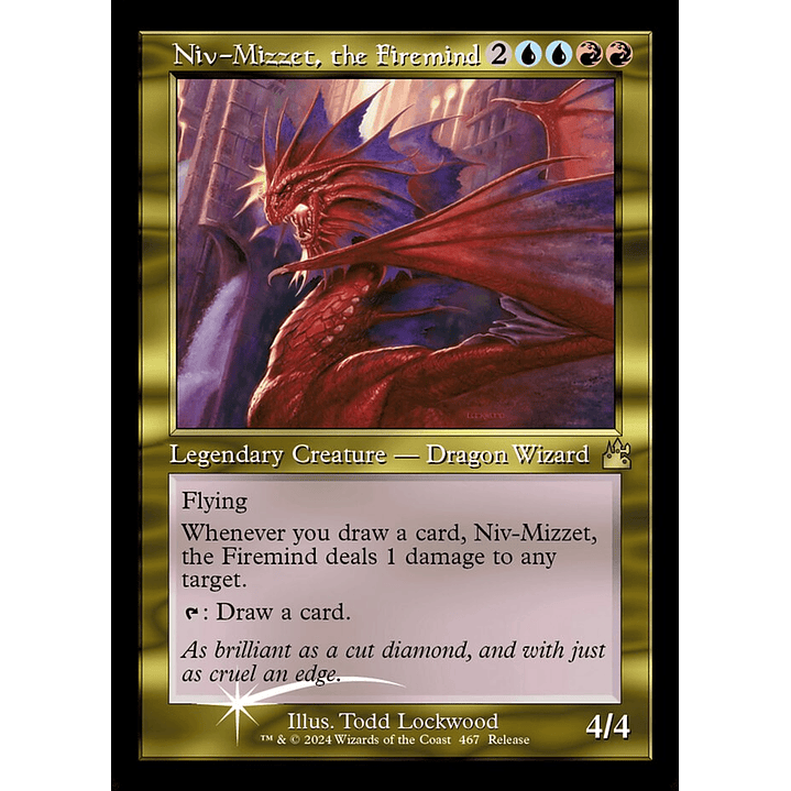 Niv-Mizzet, the Firemind (Retro Frame foil) | Español | NM | RVR 1
