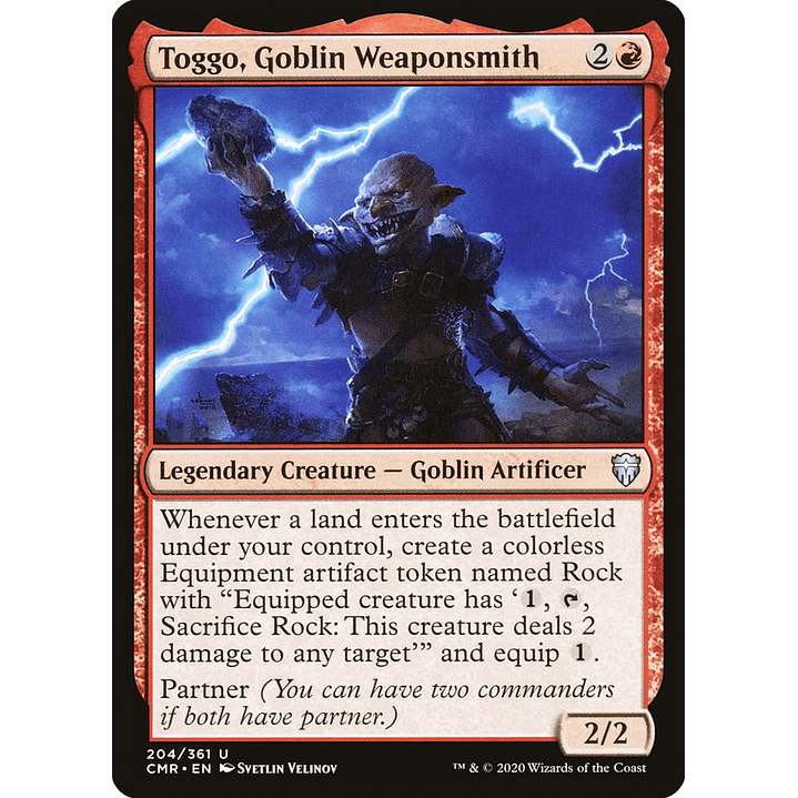 Toggo, Goblin Weaponsmith | Español | NM | CMR 1