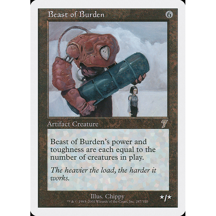 Beast of Burden (Retro Frame) | Español | NM | 7ED 1