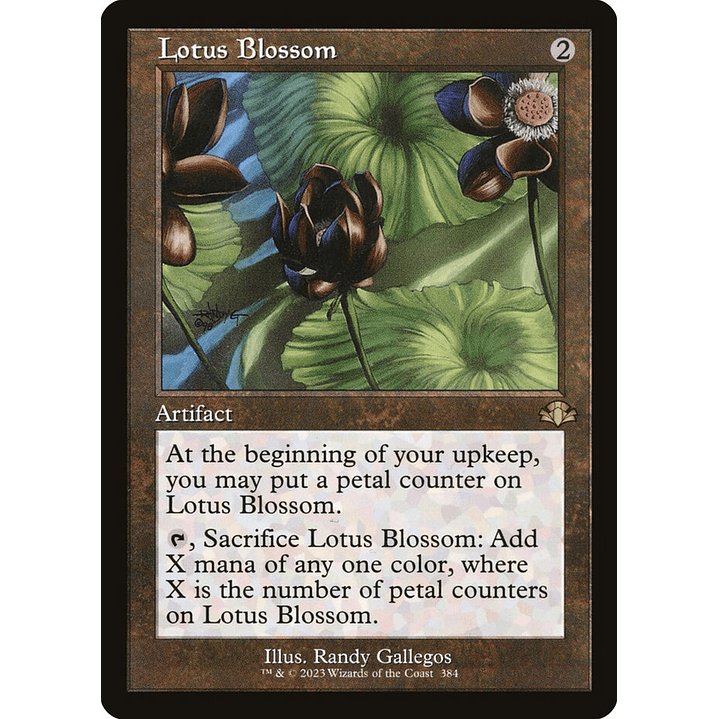 Lotus Blossom (Retro Frame) | Español | NM | DMR 1