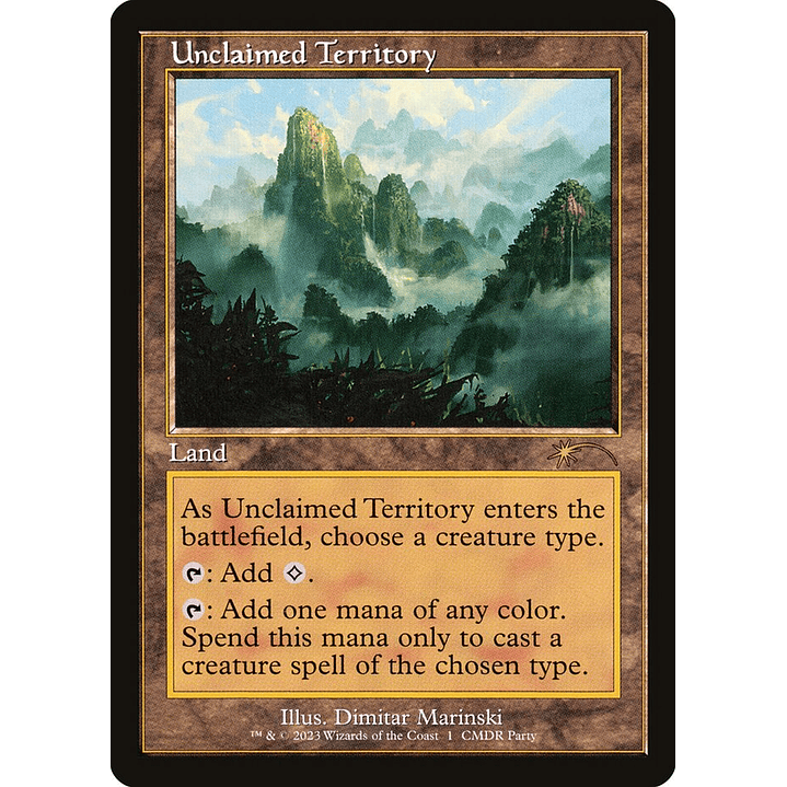 Unclaimed Territory (Retro Frame) | Inglés | NM | PW23 1