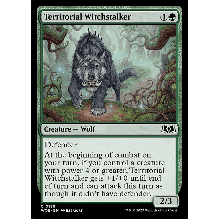 Territorial Witchstalker | Español | NM | WOE 1