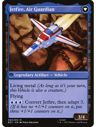 Jetfire, Ingenious Scientist // Jetfire, Air Guardian (foil) | Inglés | NM | BOT