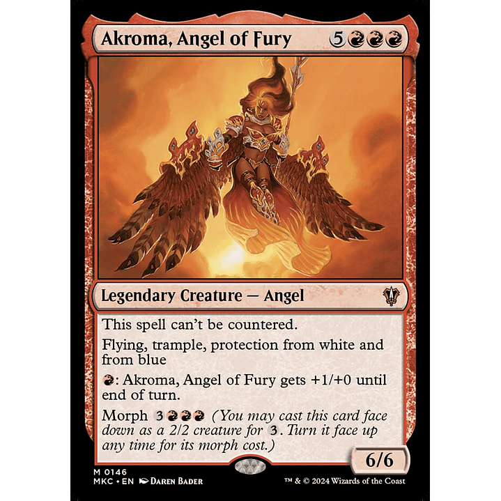 Akroma, Angel of Fury | Inglés | NM | MKC 1
