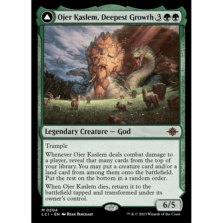 Ojer Kaslem, Deepest Growth // Temple of Cultivation | Inglés | NM | LCI 1