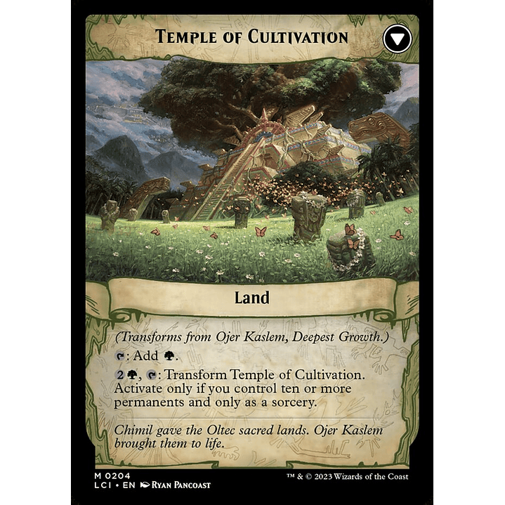 Ojer Kaslem, Deepest Growth // Temple of Cultivation | Inglés | NM | LCI 2