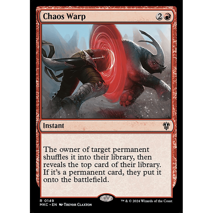 Chaos Warp | Inglés | NM | MKC 1