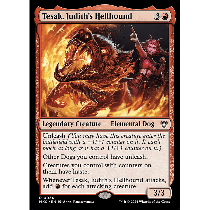 Tesak, Judith's Hellhound | Inglés | NM | MKC 1