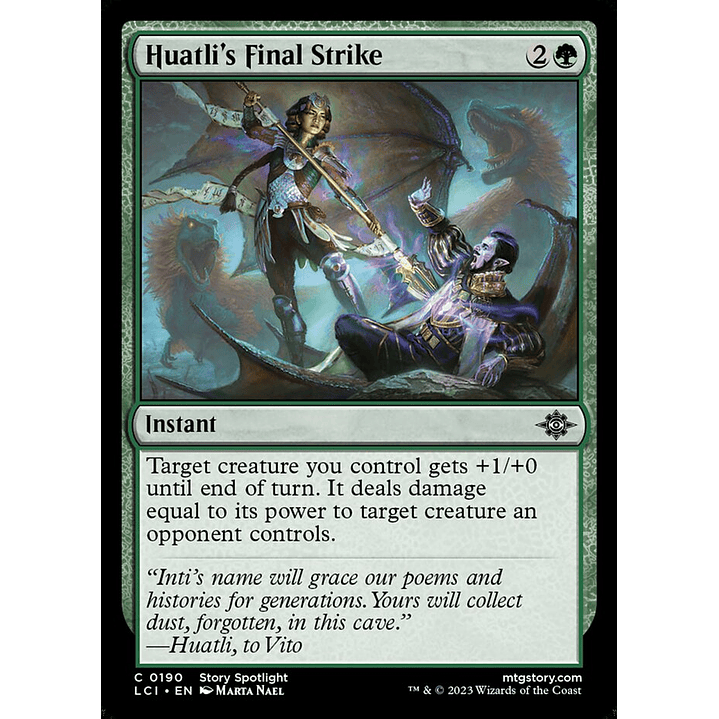 Huatli's Final Strike | Español | NM | LCI 1