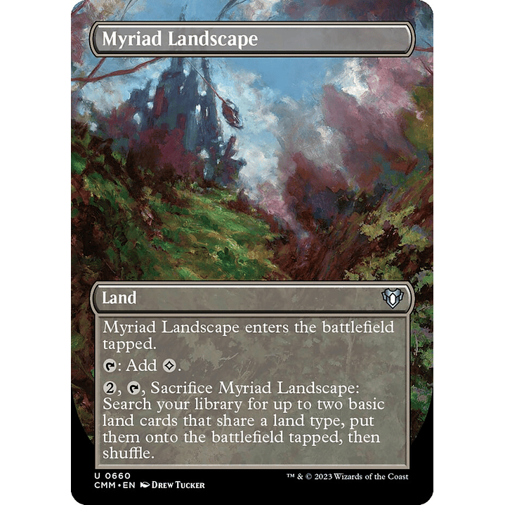 Myriad Landscape (Borderless foil) | Inglés | NM | CMM 1