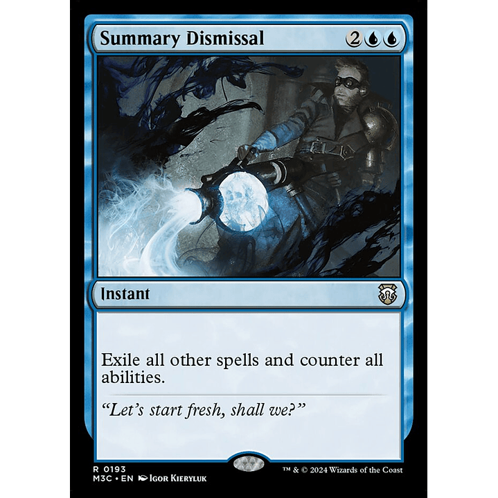 Summary Dismissal | Inglés | NM | M3C 1