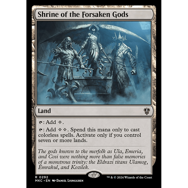 Shrine of the Forsaken Gods | Inglés | NM | MKC 1