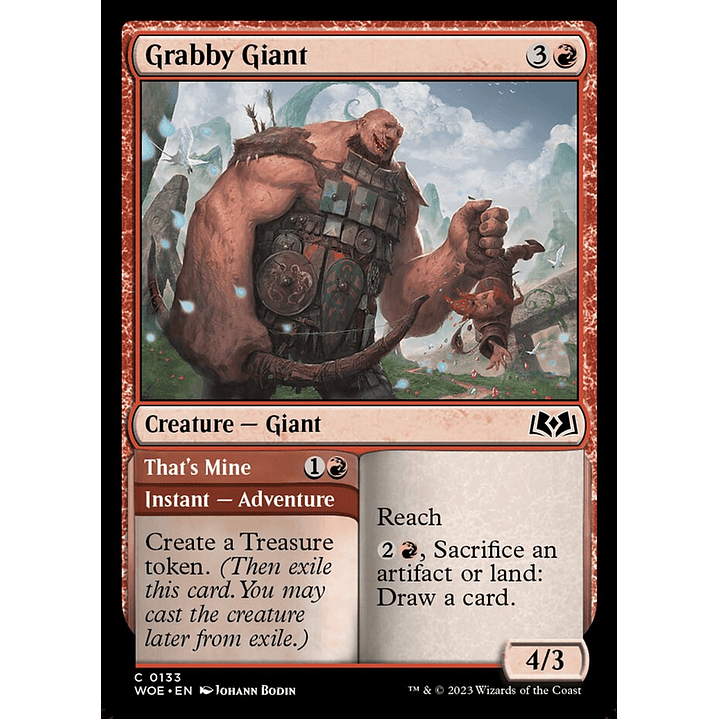 Grabby Giant // That's Mine | Español | NM | WOE 1