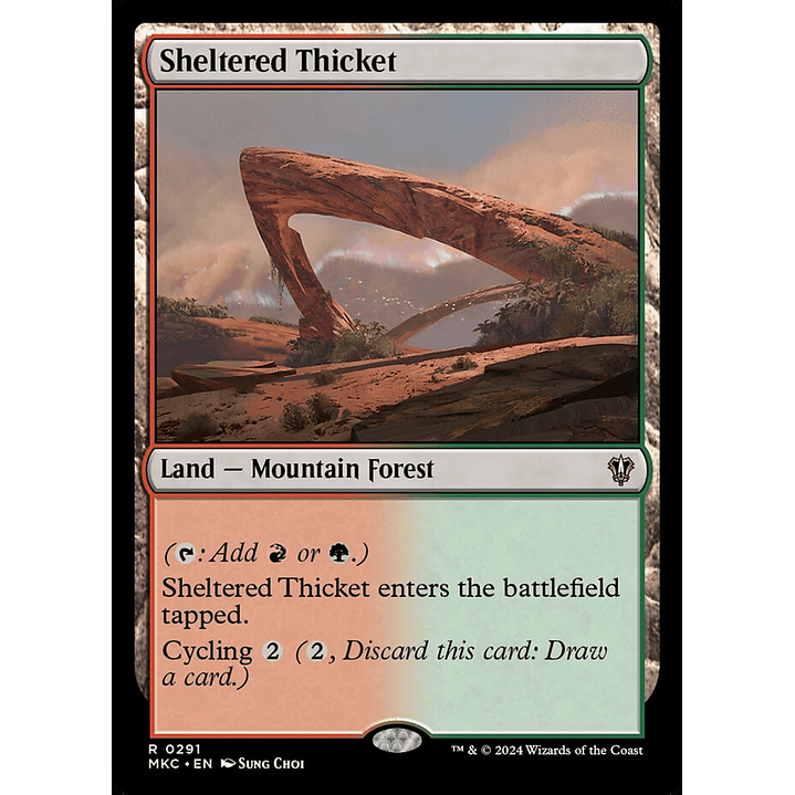 Sheltered Thicket | Inglés | NM | MKC 1